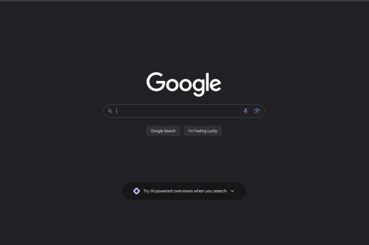 صفحه اصلی سرچ گوگل جدید